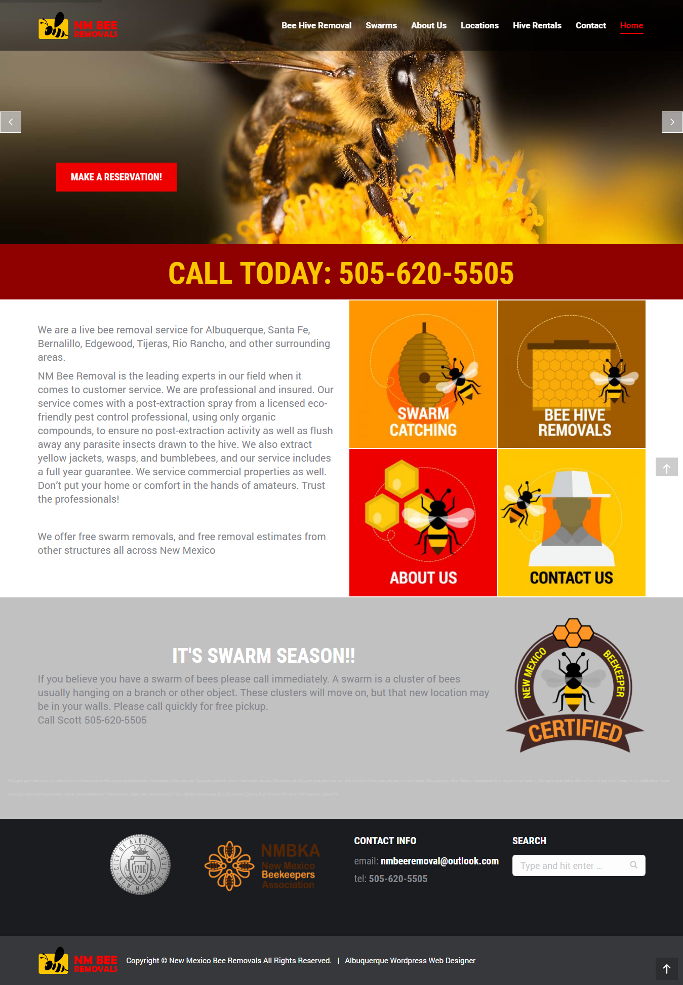 New Mexico Bee Removal